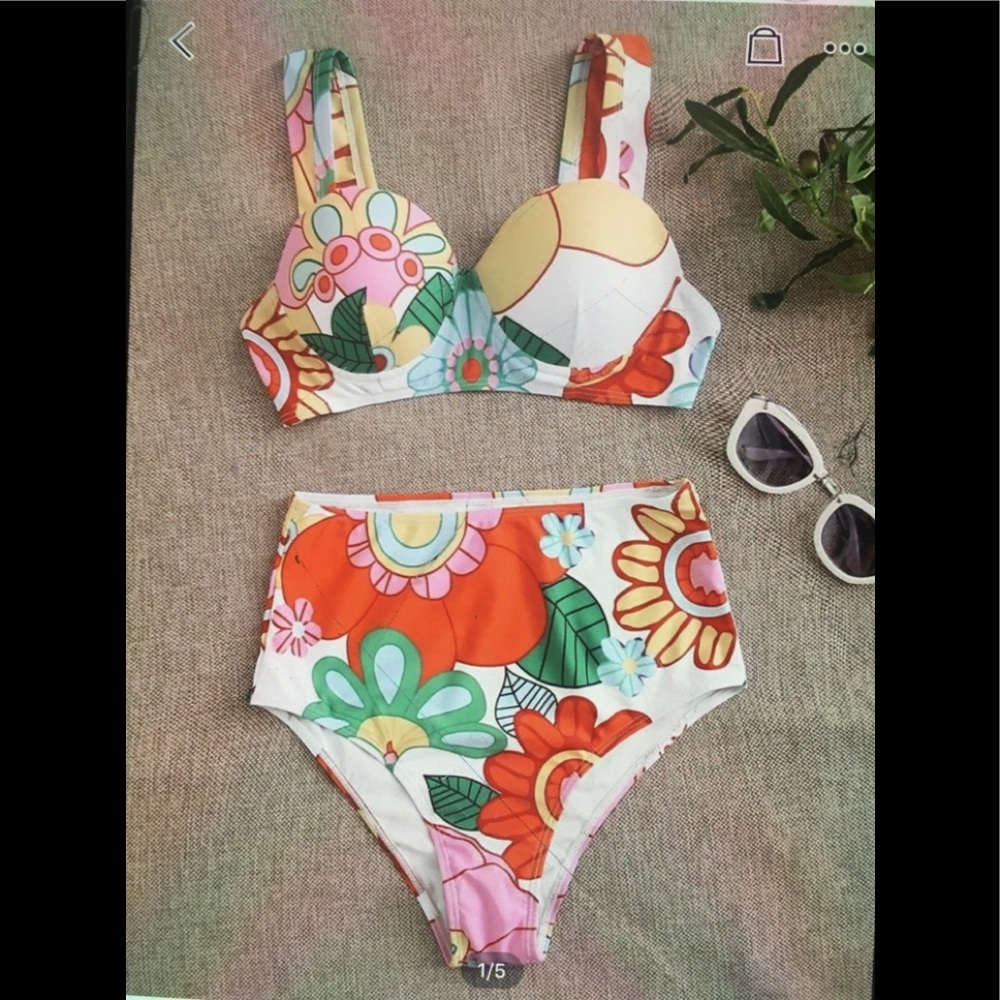 Adorable high waist bikini